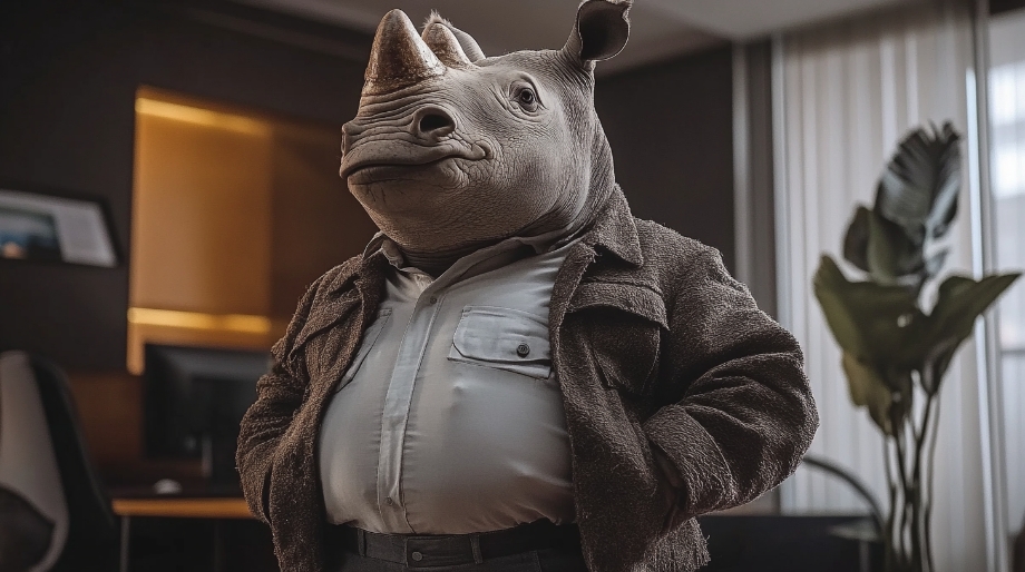 Avec un rhinocéros dans l’équipe, aucun obstacle n’est trop grand
